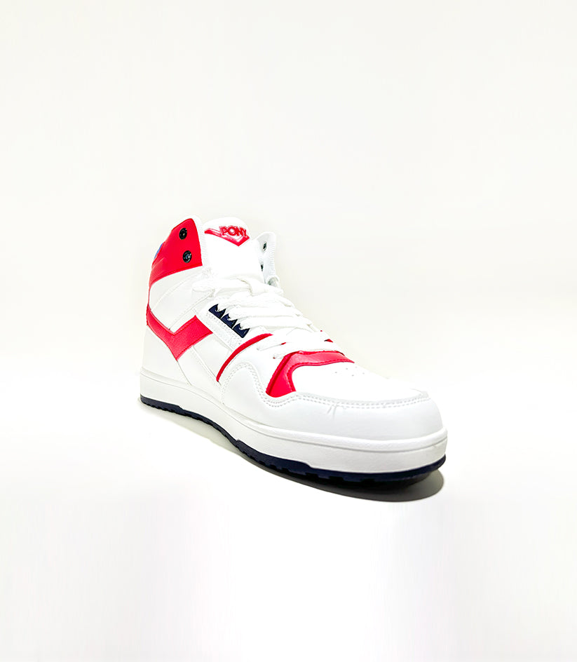 PONY M-100-M-36 WHITE RED