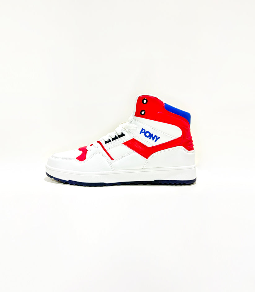 PONY M-100-M-36 WHITE RED