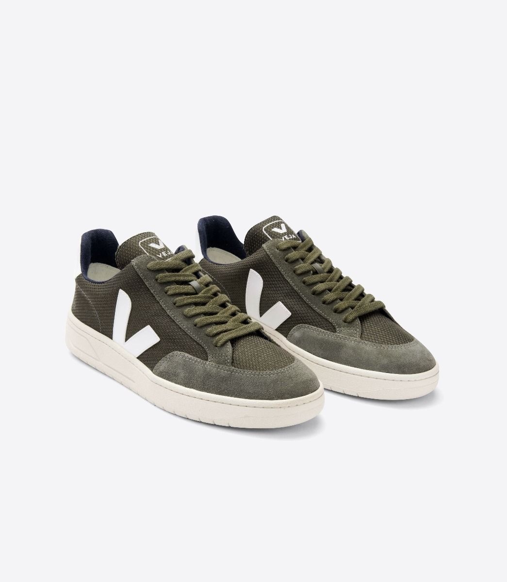 V-12 VEGAN B-MESH OLIVE WHITE